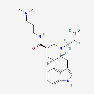 molecular formula C23H32N4O B565466 Desethylcarbamoyl Cabergoline-d5 CAS No. 1316849-28-1