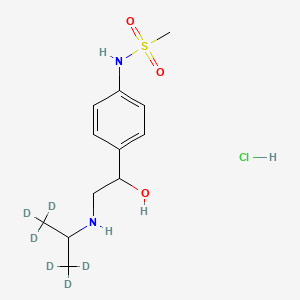 molecular formula C12H21ClN2O3S B565494 Sotalol-d6 Hydrochloride CAS No. 1246820-85-8