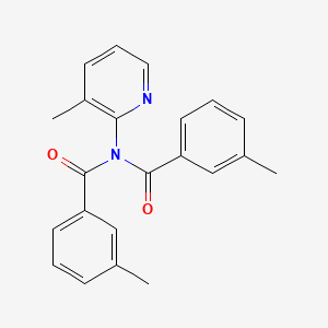 molecular formula C22H20N2O2 B5655188 3-methyl-N-(3-methylbenzoyl)-N-(3-methyl-2-pyridinyl)benzamide 