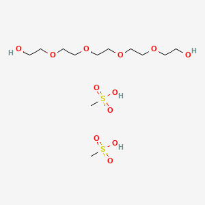 molecular formula C12H30O12S2 B565525 Pentaethylene Glycol Dimethanesulfonate CAS No. 109789-39-1