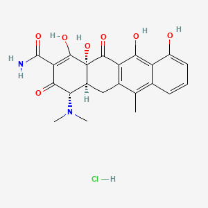 molecular formula C22H23ClN2O7 B565532 Anhydrotetracycline hydrochloride CAS No. 13803-65-1