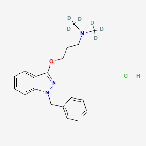 molecular formula C19H24ClN3O B565535 盐酸苯西达明-d6 CAS No. 1246817-20-8