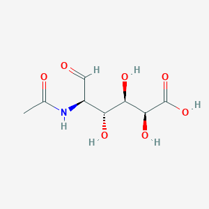 molecular formula C8H13NO7 B565542 (2S,3R,4R,5R)-5-Acetamido-2,3,4-trihydroxy-6-oxohexansäure CAS No. 45171-33-3