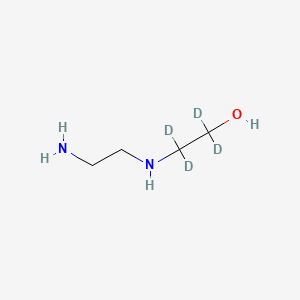 molecular formula C4H12N2O B565554 2-(2-Aminoethylamino)ethanol-d4 CAS No. 1246819-88-4