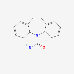 molecular formula C16H14N2O B5655637 N-methyl-5H-dibenzo[b,f]azepine-5-carboxamide 