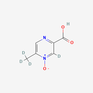 molecular formula C6H6N2O3 B565564 Acipimox-d4 CAS No. 1246816-28-3