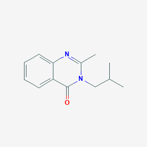 molecular formula C13H16N2O B5655671 3-isobutyl-2-methyl-4(3H)-quinazolinone CAS No. 391-03-7