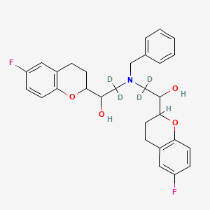 molecular formula C29H31F2NO4 B565569 rac N-Benzyl Nebivolol-d4 CAS No. 1246814-48-1
