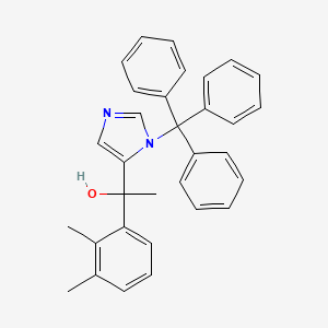 molecular formula C32H30N2O B565576 1-(2,3-Dimethylphenyl)-1-(1-trityl-1H-imidazol-5-yl)ethanol CAS No. 176721-03-2