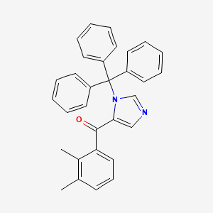 molecular formula C31H26N2O B565577 (2,3-二甲基苯基)(1-三苯甲基-1H-咪唑-5-基)甲苯酮 CAS No. 176721-02-1