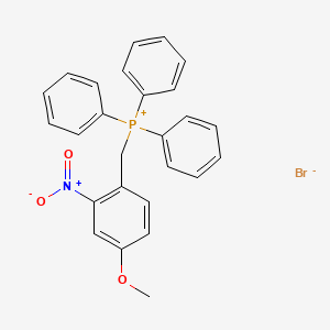 molecular formula C26H23BrNO3P B565580 [(4-Methoxy-2-nitrophenyl)methyl]triphenylphosphonium Bromide CAS No. 886442-56-4
