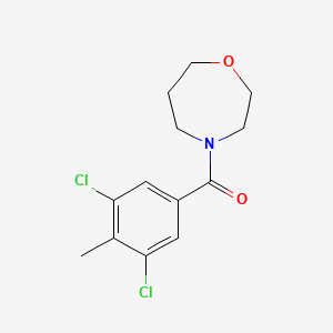 molecular formula C13H15Cl2NO2 B5655874 4-(3,5-dichloro-4-methylbenzoyl)-1,4-oxazepane 