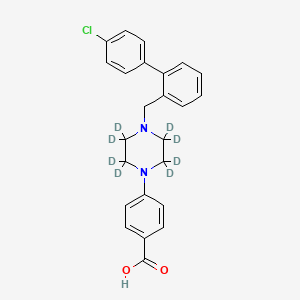 4-[4-(4'-Chlorobiphenyl-2-ylmethyl)piperazin-1-yl]benzoic Acid-d8