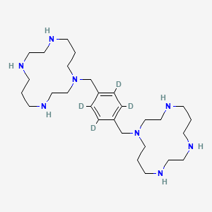 molecular formula C28H54N8 B565594 プレリクサフォル-d4 CAS No. 1246819-87-3