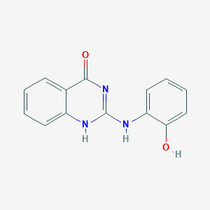 B056561 2-((2-Hydroxyphenyl)amino)-4(3H)-quinazolinone CAS No. 114824-89-4