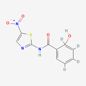 molecular formula C10H7N3O4S B565610 Tizoxanide-d4 CAS No. 1246817-56-0