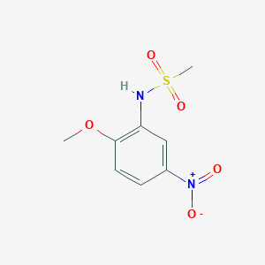 molecular formula C8H10N2O5S B5656121 N-(2-methoxy-5-nitrophenyl)methanesulfonamide 