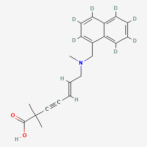 molecular formula C21H23NO2 B565616 Carboxy Terbinafine-d7 CAS No. 1246833-21-5