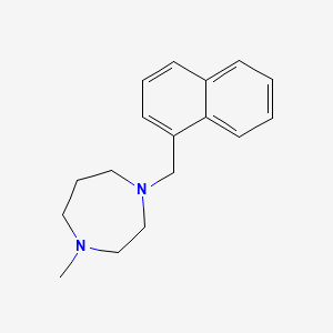 molecular formula C17H22N2 B5656165 1-methyl-4-(1-naphthylmethyl)-1,4-diazepane 