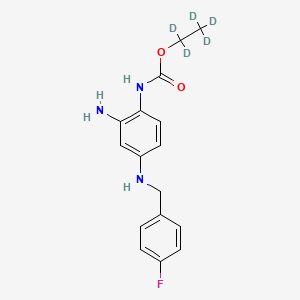 molecular formula C16H18FN3O2 B565620 Retigabine-d4 Dihydrochloride CAS No. 1285886-70-5
