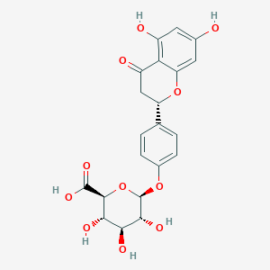 molecular formula C21H20O11 B565622 Naringenin4'-glucuronide CAS No. 158196-35-1