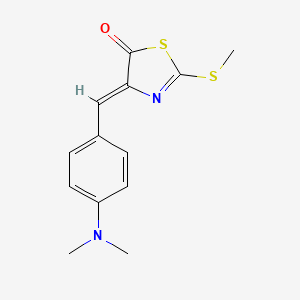 4-[4-(dimethylamino)benzylidene]-2-(methylthio)-1,3-thiazol-5(4H)-one