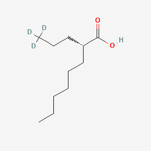 molecular formula C11H22O2 B565626 S-(+)-Arundic Acid-d3 CAS No. 1246819-98-6