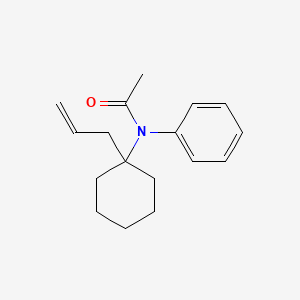 molecular formula C17H23NO B5656341 N-(1-allylcyclohexyl)-N-phenylacetamide 
