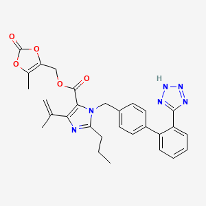 DES(1-hydroxy-1-methylethyl)-(1-methylethenyl)-olmesartan medoxomil