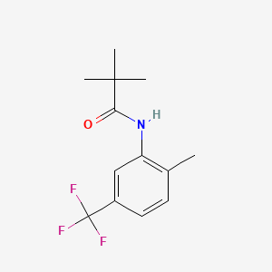 2,2-Dimethyl-N-[2-methyl-5-(trifluoromethyl)phenyl]propanamide