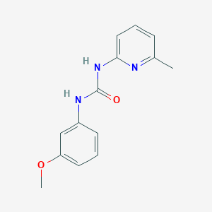 molecular formula C14H15N3O2 B5656427 N-(3-methoxyphenyl)-N'-(6-methyl-2-pyridinyl)urea 