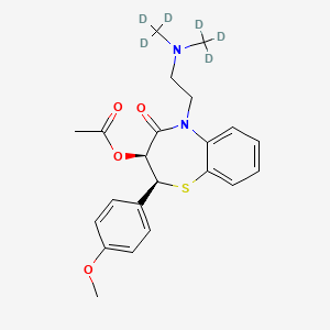 molecular formula C22H26N2O4S B565652 Diltiazem-d6 CAS No. 1242184-41-3