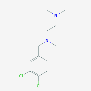molecular formula C12H18Cl2N2 B5656613 (3,4-dichlorobenzyl)[2-(dimethylamino)ethyl]methylamine 