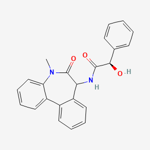 N-(6,7-Dihydro-5-methyl-6-oxo-5H-dibenz[b,d]azepin-7-yl)-(alphaR)-hydroxy-benzeneacetamide