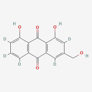 molecular formula C15H10O5 B565665 Aloe-emodin-d5 CAS No. 1286579-72-3