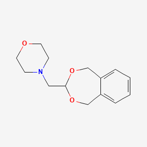 molecular formula C14H19NO3 B5656659 4-(1,5-dihydro-2,4-benzodioxepin-3-ylmethyl)morpholine 