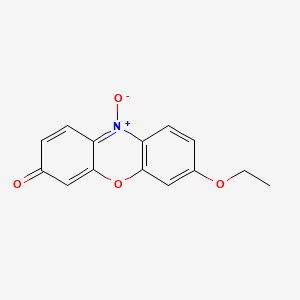 molecular formula C14H11NO4 B565670 7-乙氧基异荧光素 N-氧化物 CAS No. 3705-80-4