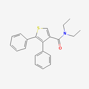 molecular formula C21H21NOS B5656731 N,N-diethyl-4,5-diphenyl-3-thiophenecarboxamide 