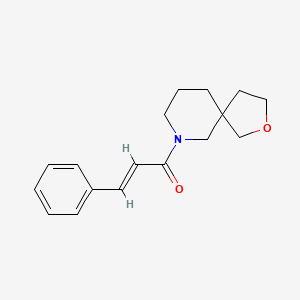 molecular formula C17H21NO2 B5656747 7-[(2E)-3-phenylprop-2-enoyl]-2-oxa-7-azaspiro[4.5]decane 