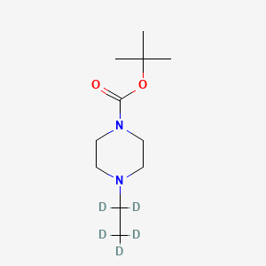 molecular formula C11H22N2O2 B565679 N-Boc-N'-Ethyl-Piperazin-d5 CAS No. 1246816-56-7