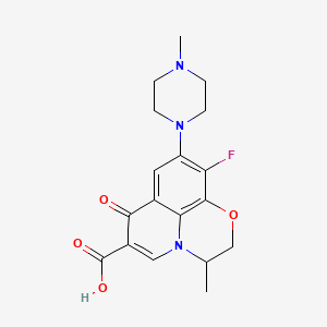 molecular formula C18H20FN3O4 B565688 9-Piperazino Ofloxacin CAS No. 197291-75-1