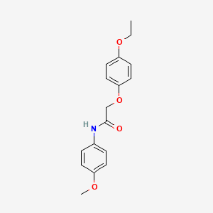 molecular formula C17H19NO4 B5656880 2-(4-ethoxyphenoxy)-N-(4-methoxyphenyl)acetamide 