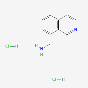 molecular formula C10H12Cl2N2 B565690 Isoquinolin-8-ylmethanamine dihydrochloride CAS No. 850734-84-8