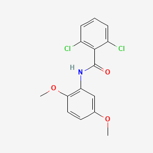 molecular formula C15H13Cl2NO3 B5656900 2,6-dichloro-N-(2,5-dimethoxyphenyl)benzamide 