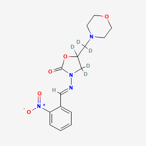 molecular formula C15H18N4O5 B565697 2-NP-AMOZ-d5 CAS No. 1173097-59-0