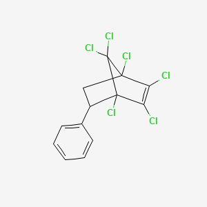 molecular formula C13H8Cl6 B565698 1,2,3,4,7,7-Hexachloro-5-phenylbicyclo[2.2.1]hept-2-ene CAS No. 17064-54-9
