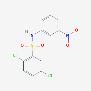 molecular formula C12H8Cl2N2O4S B5657020 2,5-dichloro-N-(3-nitrophenyl)benzenesulfonamide CAS No. 61072-86-4