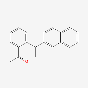 molecular formula C20H18O B565704 1-Acetyl-2-[1-(2-naphthyl)ethyl]benzene CAS No. 1246820-30-3