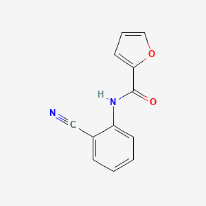 molecular formula C12H8N2O2 B5657052 N-(2-cyanophenyl)-2-furamide 