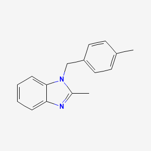 molecular formula C16H16N2 B5657280 2-methyl-1-(4-methylbenzyl)-1H-benzimidazole CAS No. 153402-03-0